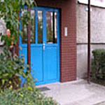 Drzwi stalowe o wygldzie aluminiowym
